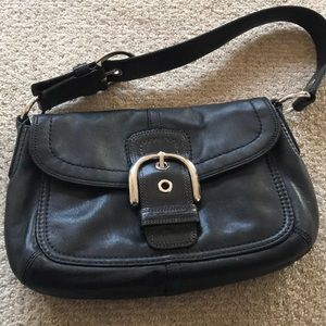 Leather Coach Handbag
